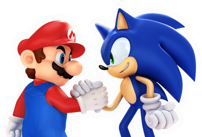 Super Mario 3DS e Sonic Generations(As promessas do ano) Sonic_with_mario_pose_2